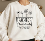 Custom Crew Neck Hoodie, Personalized Sweatshirt With Embroidered Design, Soft Durable Fabric