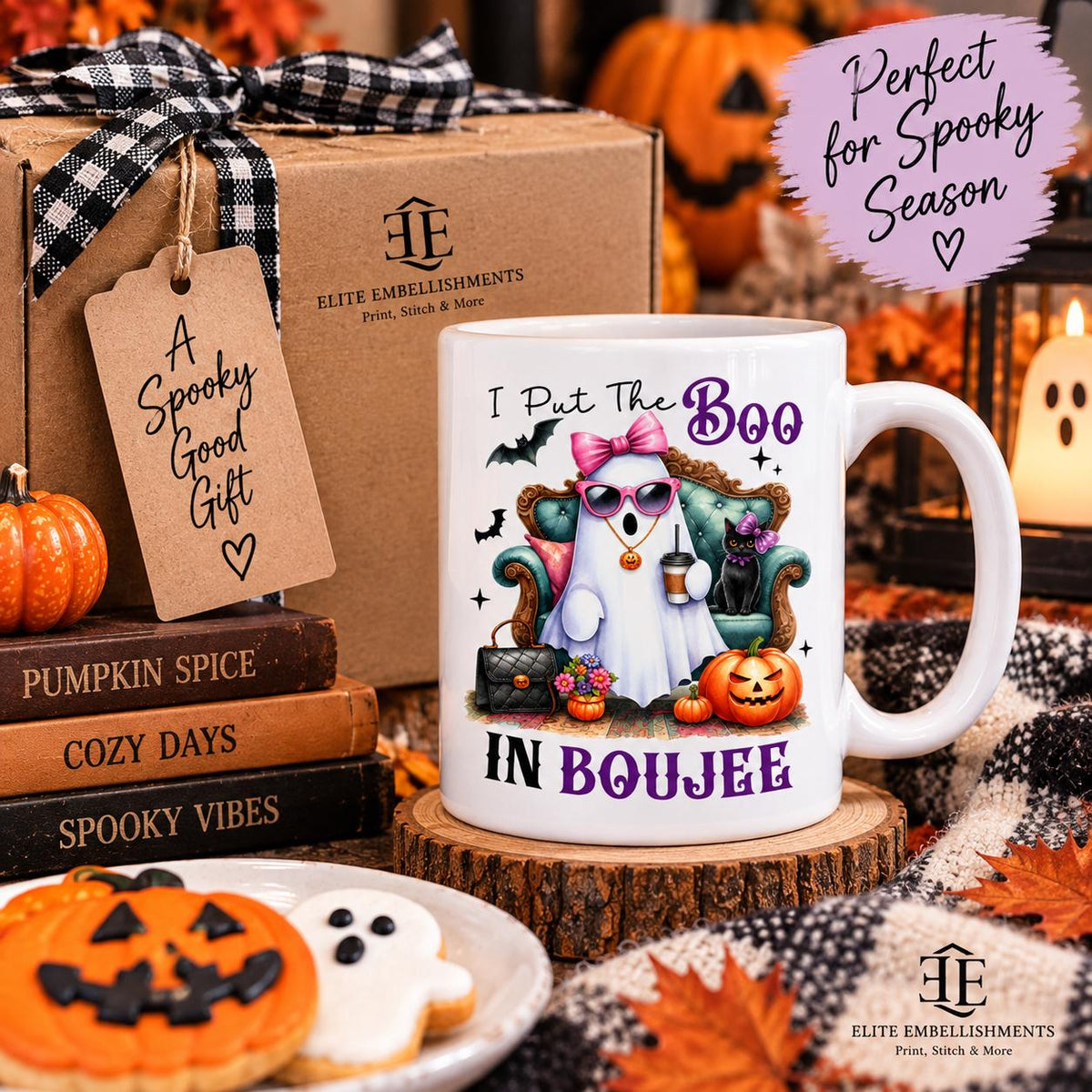 Boujee Halloween Mug 15oz – Boujee Halloween mug as a gift