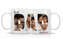 Best Dad Ever Personalized Photo Mug, Custom Father’s Day Coffee Mug