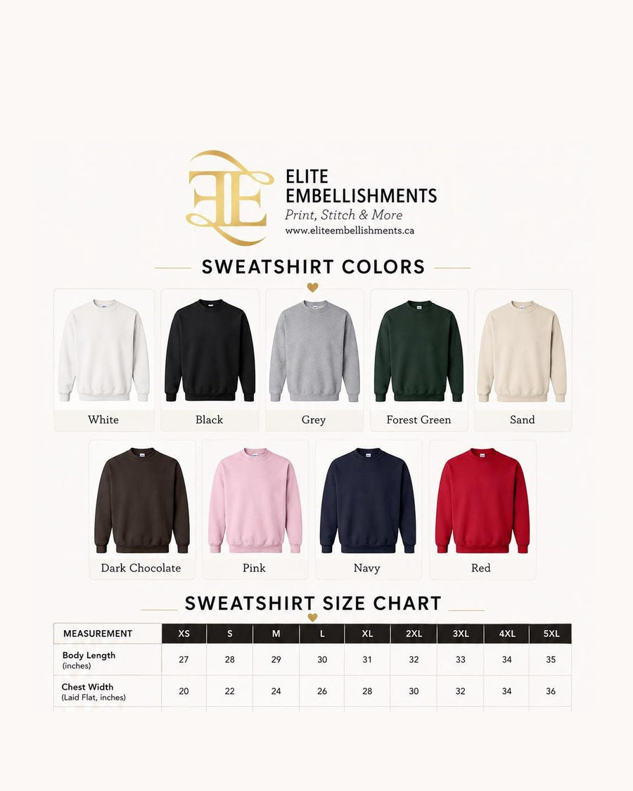 Personalized Airport Code Embroidered Sweatshirt & Hoodie