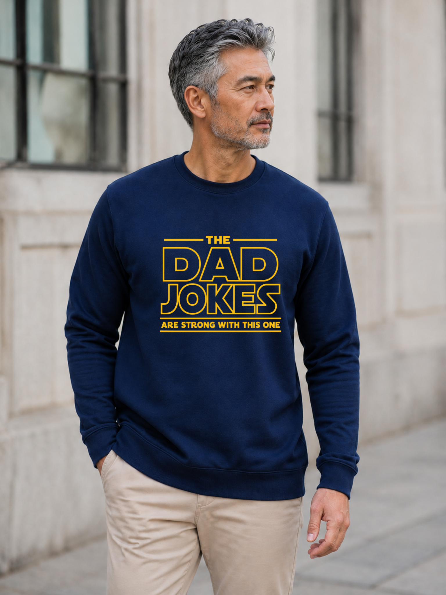 The Dad Jokes Are Strong With This One, Funny Star Wars Father's Day Sweatshirt, T-Shirt, Sweatshirt, Hoodie — view 7