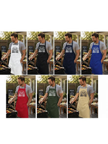 Dad’s Bar & Grill Apron, Funny BBQ Apron for Dad, Father’s Day Grill Gift — view 5