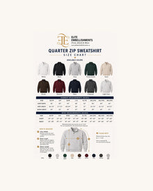 Personalized Arabic Name Embroidered Quarter Zip