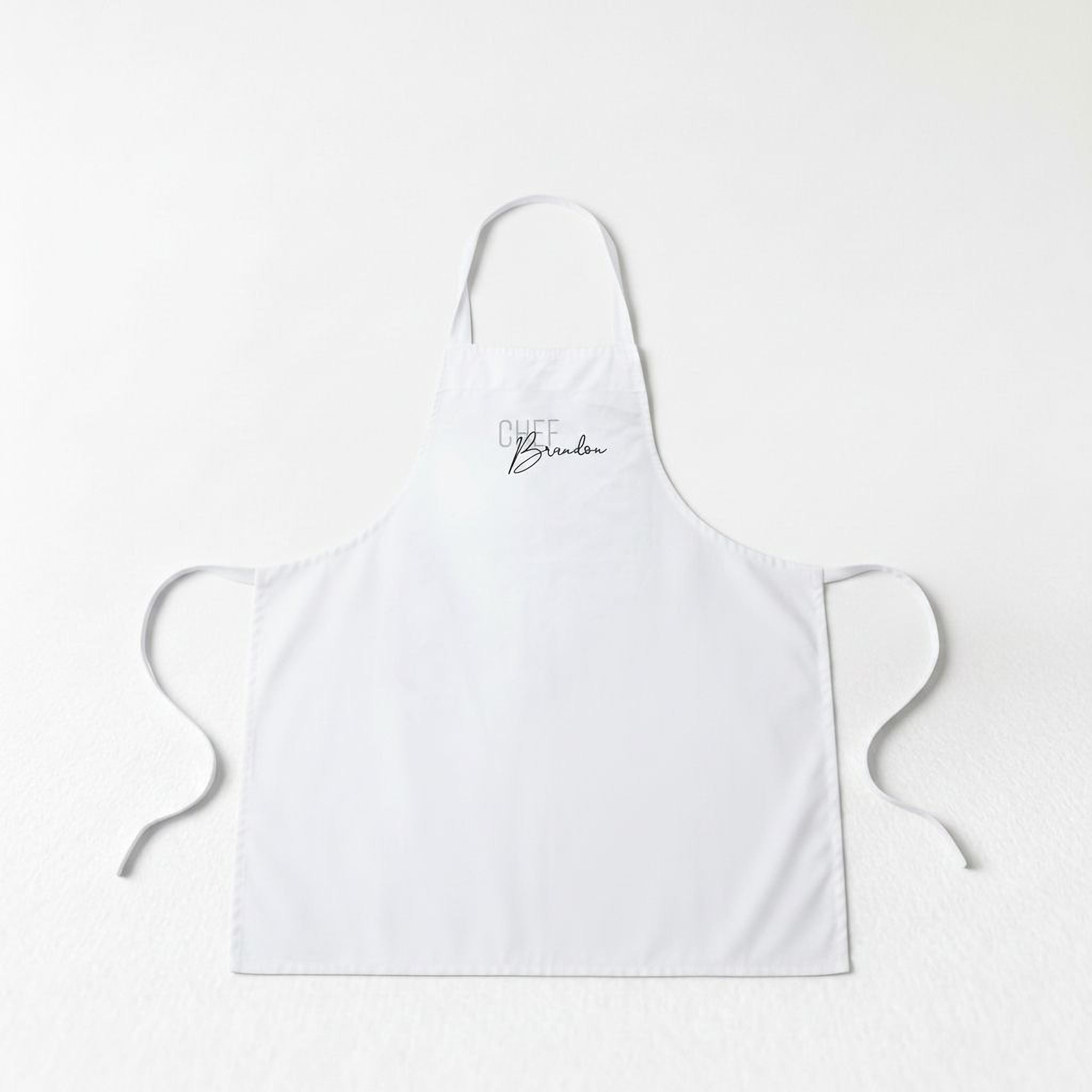 Embroidered Personalized Apron, Custom Name, Adjustable Fit — view 4
