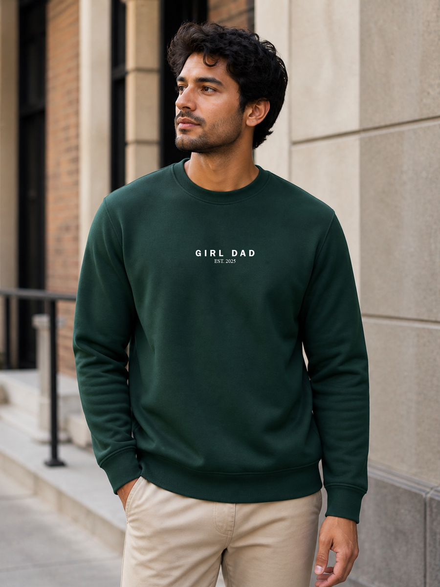 Premium Girl Dad crewneck apparel Canada