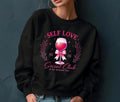 Self Love Sweatshirt, Premium Quality Social Club Cozy Pullover Top — view 3