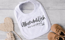 Alhamdulillah for everything Baby Bib, Muslim Baby Gifts, Baby Shower Gift, Islamic Gift, Bismillah Bib, Baby Bib Islamic