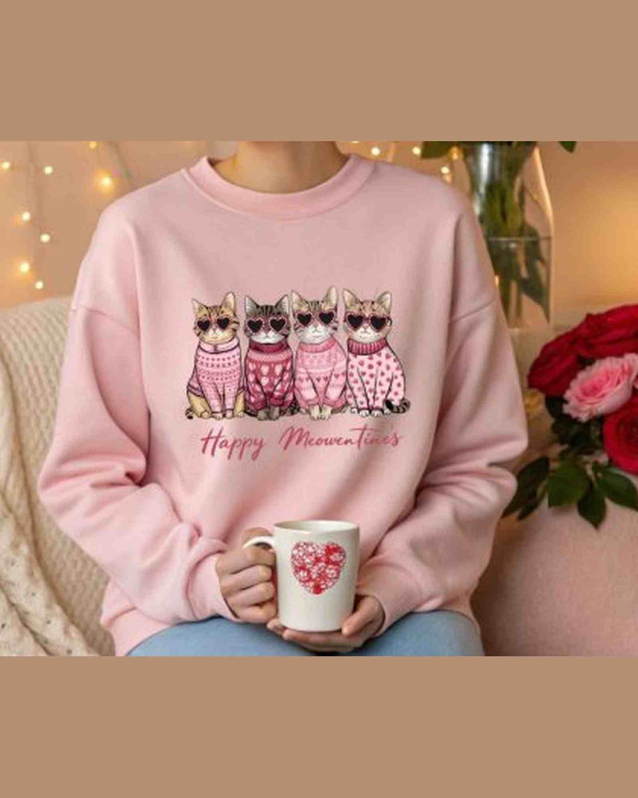 Valentines Kitten Sweater, Cozy Cat Sweater, Soft Pet Winter Clothing — view 4