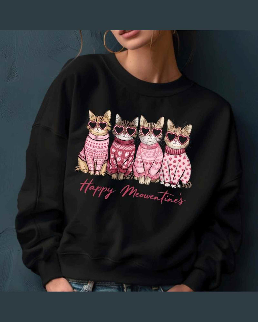 Valentines Kitten Sweater, Cozy Cat Sweater, Soft Pet Winter Clothing — view 2