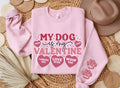 Dog Love Sweatshirt, Cute Pet Lover Apparel, Soft Cotton Casual Hoodie — view 4