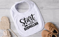 Start with Bismillah Baby Bib: Islamic Muslim Gift