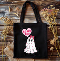 Printed Tote Bag, Premium Canvas Large Eco Friendly Shopping Carry Bag