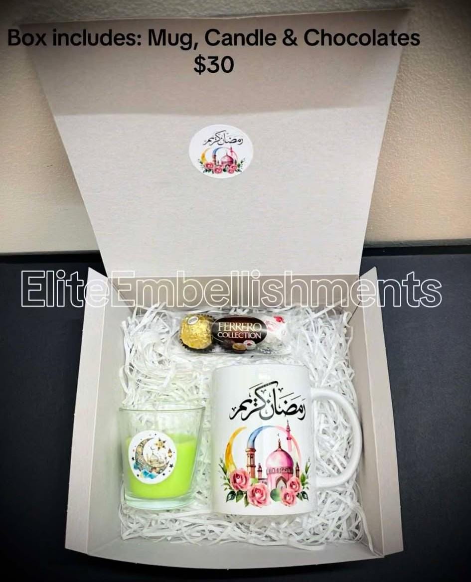 Ramadan Mubarak Gift Box, Mug, Islamic Gift Box, Coasters, Magnet, Candle, Keychain, Coasters, Muslim Gift, Islamic Gift, Ramadan Gift