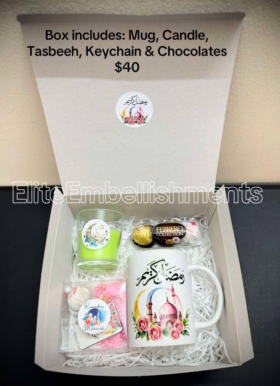Ramadan Mubarak Gift Box, Mug, Islamic Gift Box, Coasters, Magnet, Candle, Keychain, Coasters, Muslim Gift, Islamic Gift, Ramadan Gift