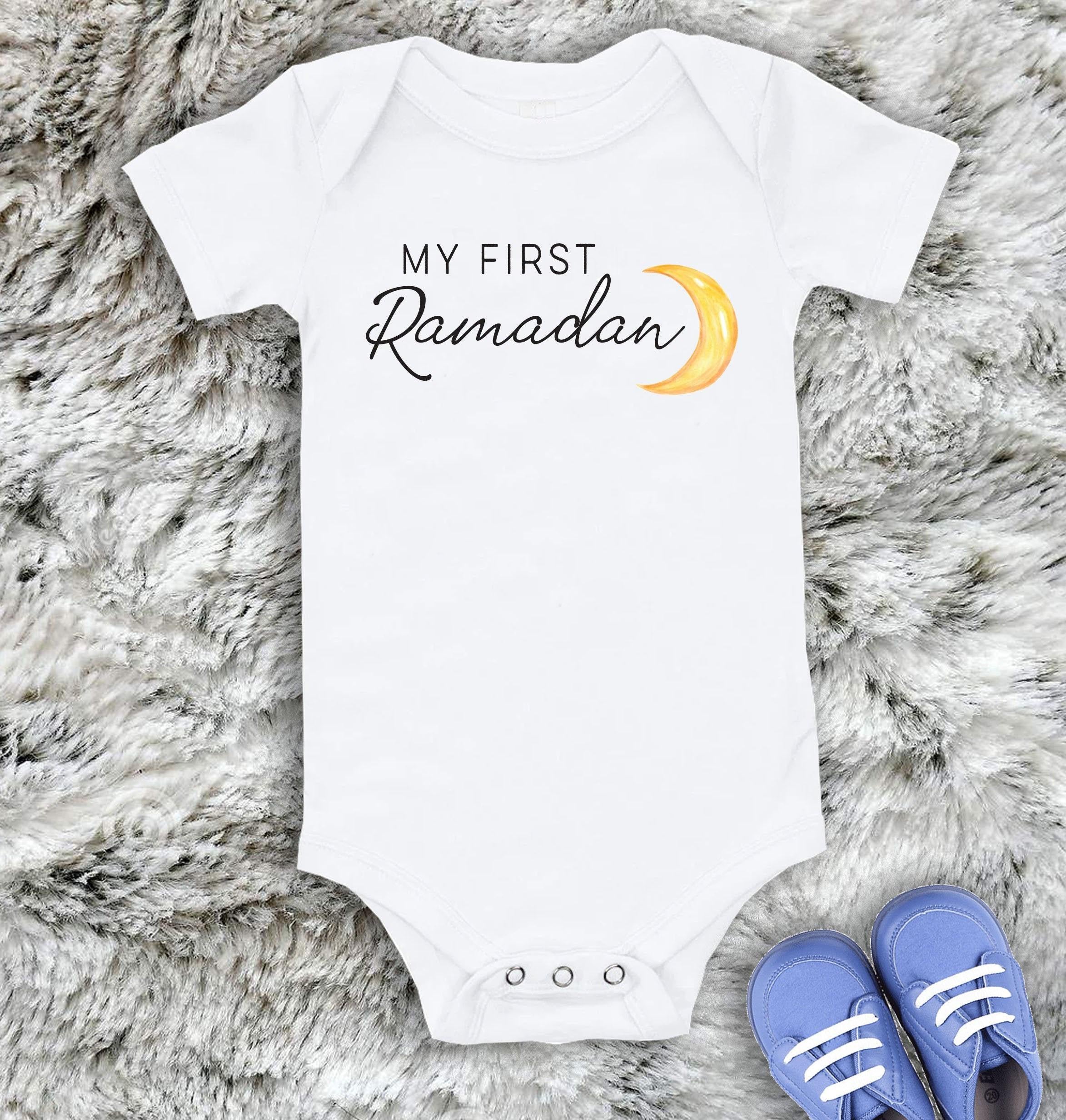 My First Ramadan Baby Onesie: Cute Islamic Eid Bodysuit