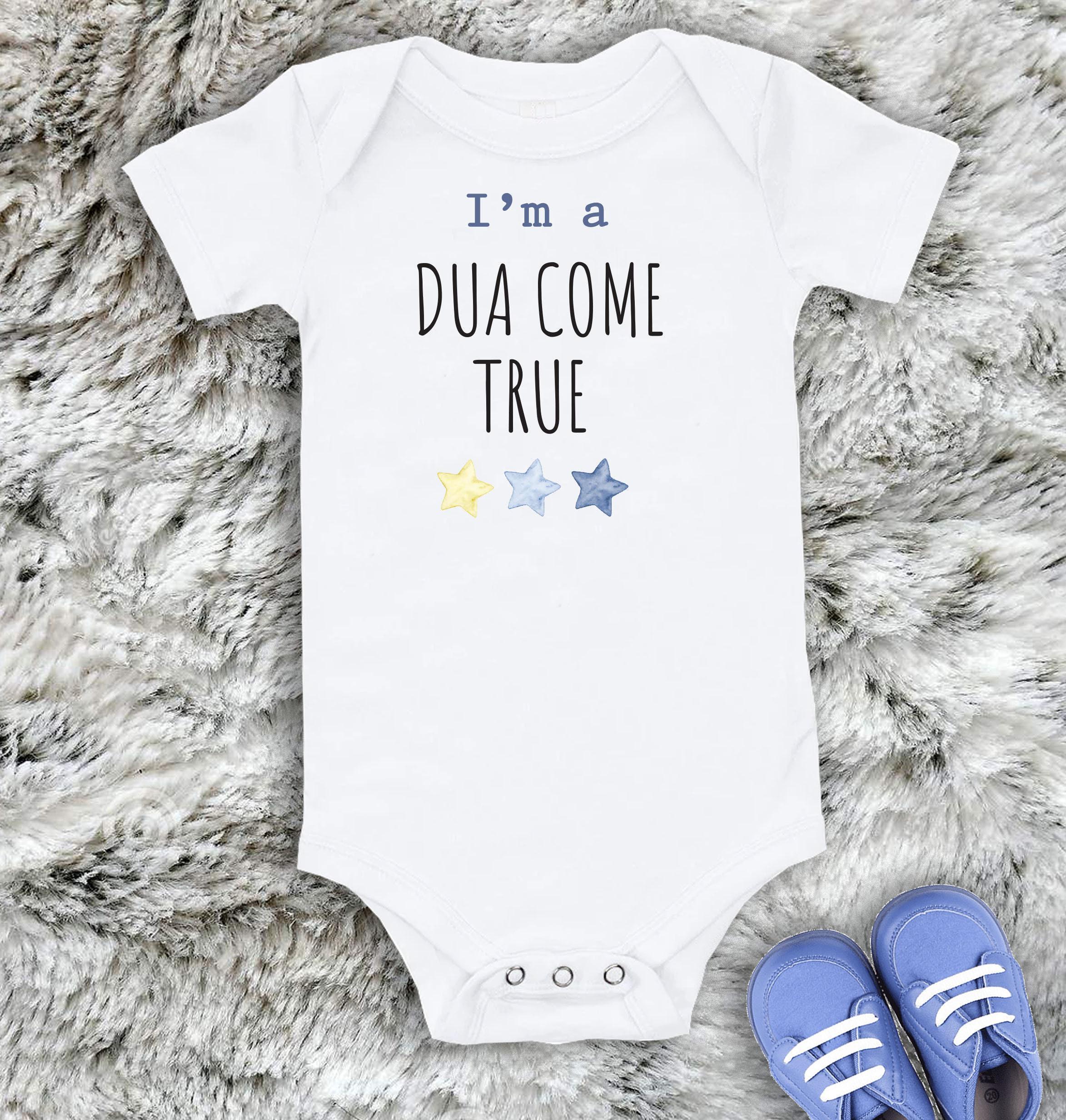Islamic Baby Bodysuit - Dua Come True Muslim Onesie