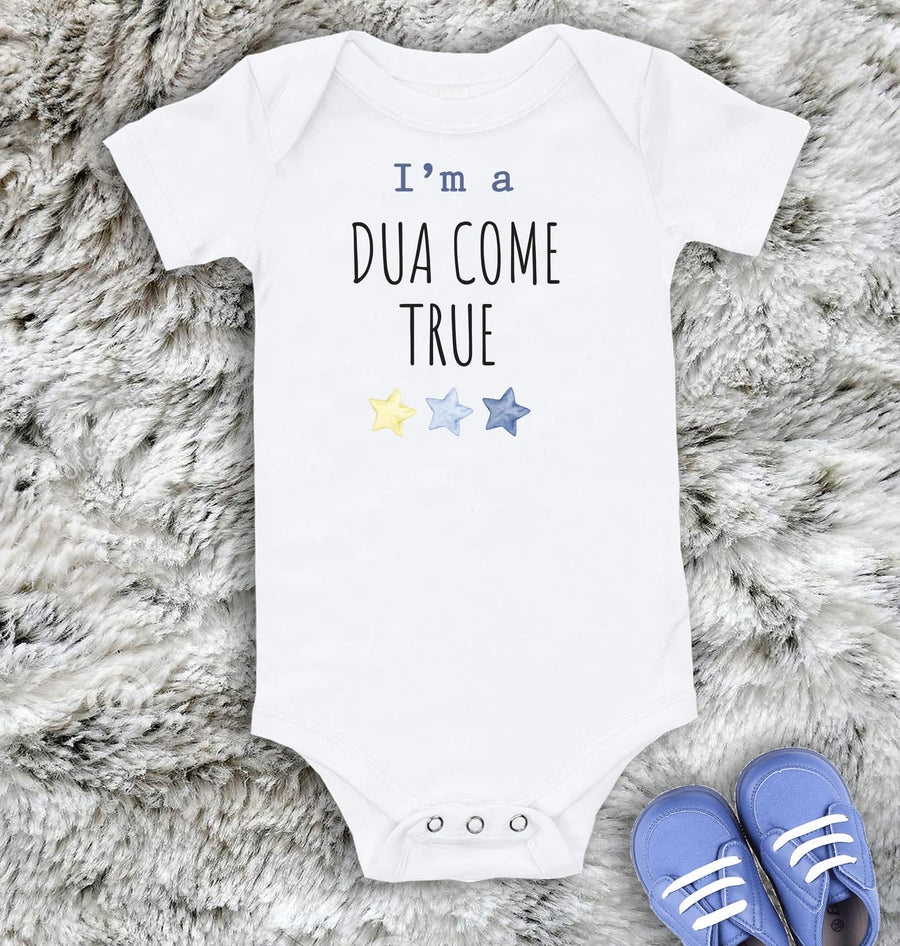 Islamic Baby Bodysuit - Dua Come True Muslim Onesie