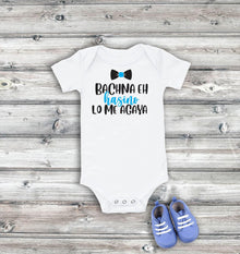 Desi Baby Onesie Bachna Ae Hasino - White Cotton Short Sleeve
