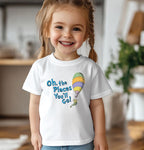 Oh The Places You'll Go Toddler Shirt: Dr Seuss Kindergarten Tee