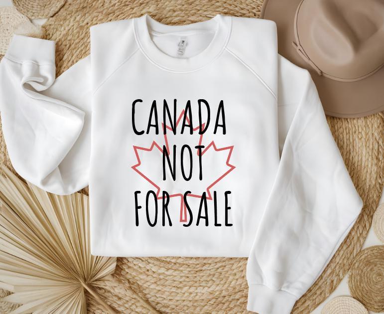 Canada Not For Sale Hoodie: Bold Canadian Pride Statement