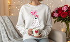 Be My Boo Sweatshirt: Cute Valentine Ghost Design