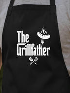 The Grillfather Apron, Funny BBQ Apron for Dad, Father’s Day Grill Gift — view 4
