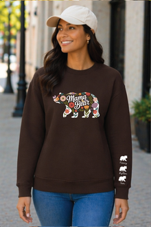 Personalized Mama Bear Sweatshirt with Kids Names — view 7
