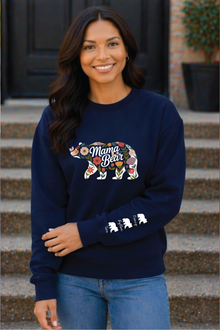Personalized Mama Bear Sweatshirt with Kids Names — view 8