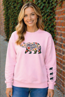 Personalized Mama Bear Sweatshirt with Kids Names — view 6