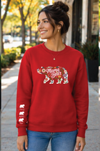 Personalized Mama Bear Sweatshirt with Kids Names — view 3