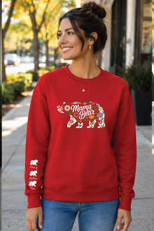 Personalized Mama Bear Sweatshirt with Kids Names — view 3