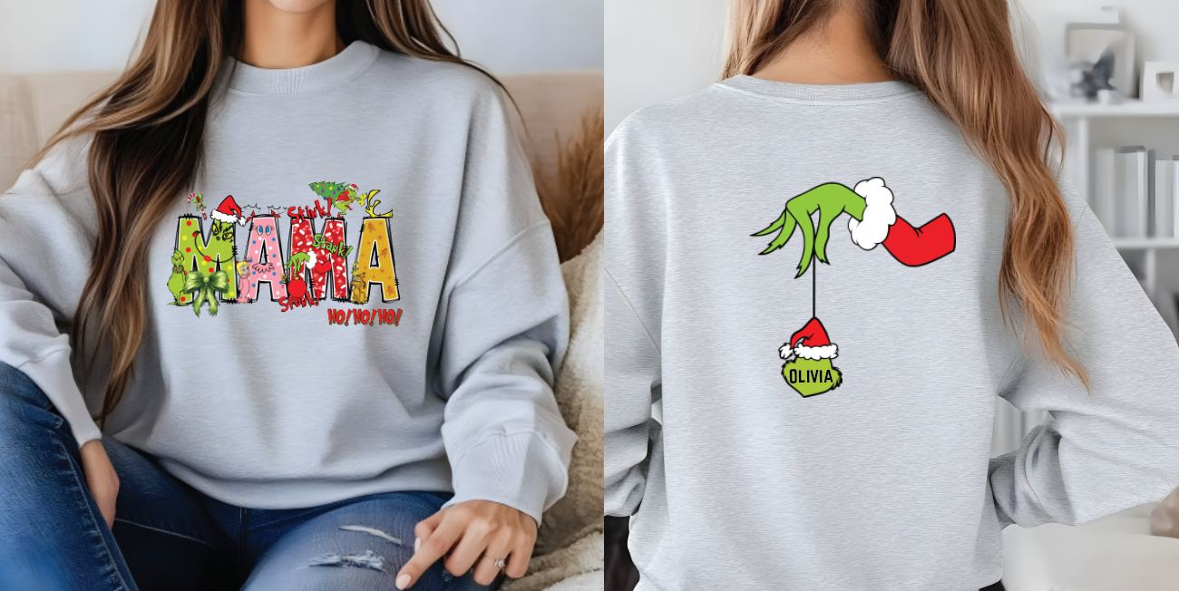 Custom Holiday Sweatshirt, Personalized Hoodie With Custom Name Shirt, Cozy Durable Fabric