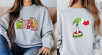 Custom Holiday Sweatshirt, Personalized Hoodie With Custom Name Shirt, Cozy Durable Fabric — view 2