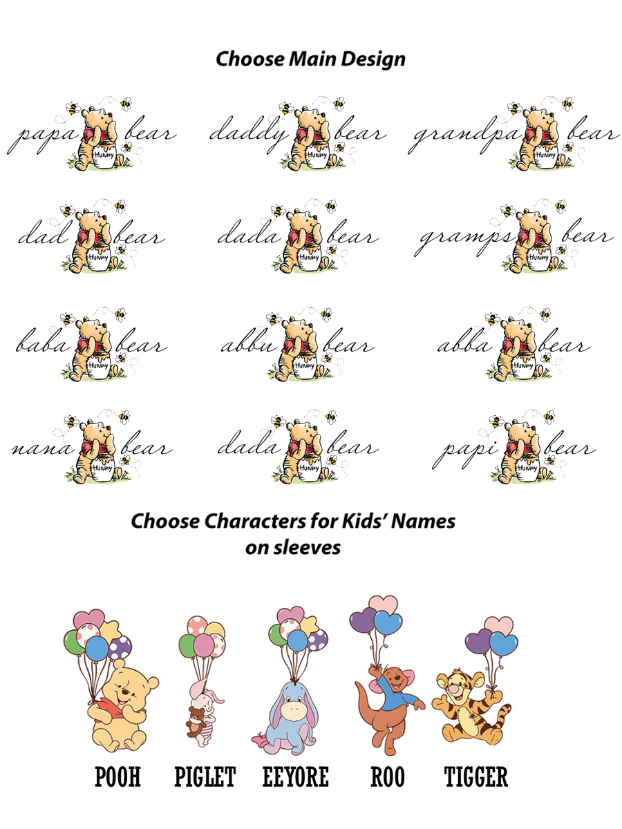 Personalized Papa Bear, T-Shirt, Crewneck, Hoodie — view 8