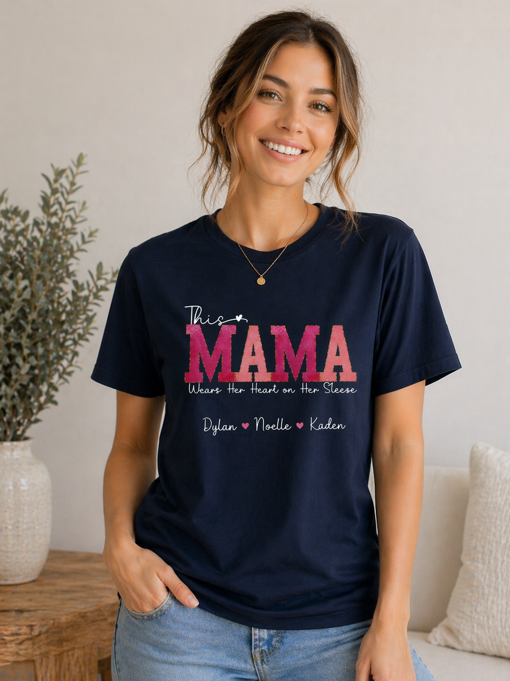 Custom Kids Tee, Personalized Kids Name Shirt, Soft Cotton Comfortable Wear — view 7