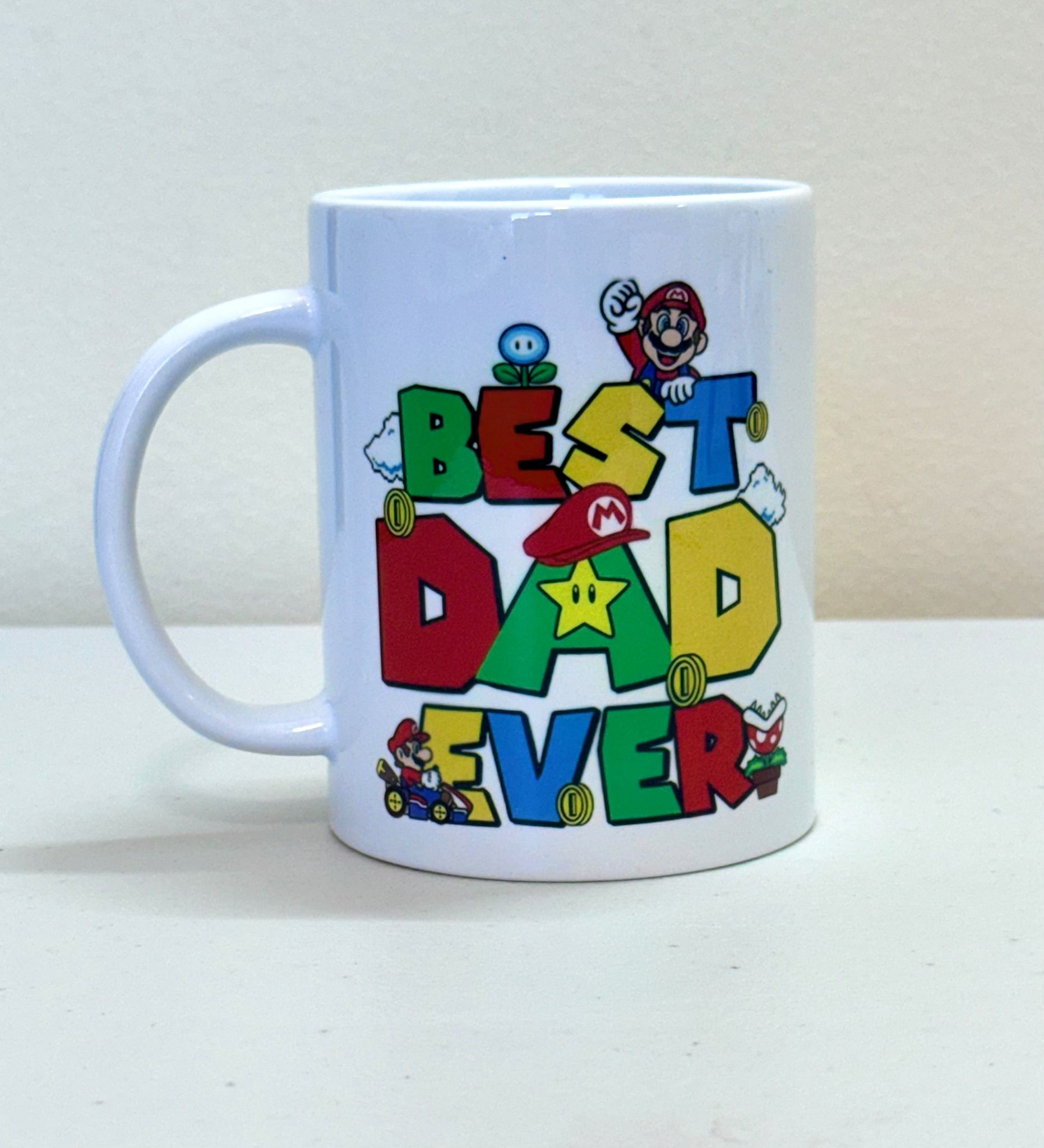 Super Daddio Personalized Mug | Gamer Dad Coffee Mug | Father’s Day Gift