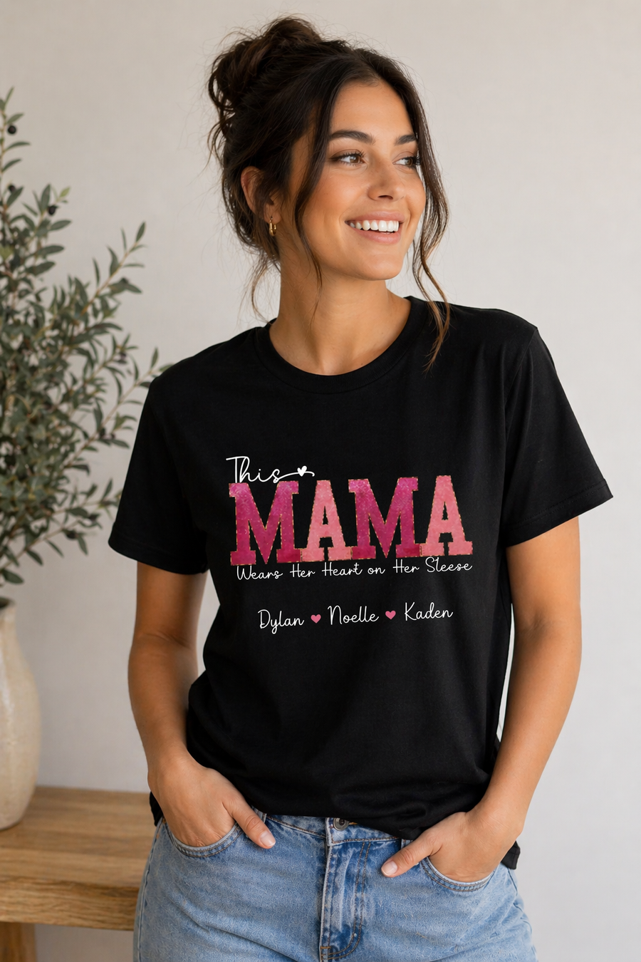 Custom Kids Tee, Personalized Kids Name Shirt, Soft Cotton Comfortable Wear — view 6