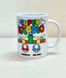 Super Daddio Personalized Mug | Gamer Dad Coffee Mug | Father’s Day Gift