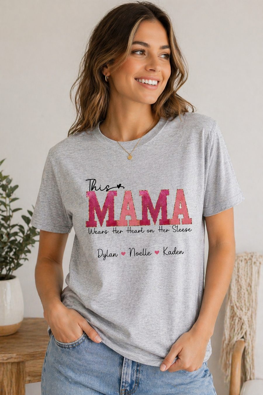 Custom Kids Tee, Personalized Kids Name Shirt, Soft Cotton Comfortable Wear — view 5