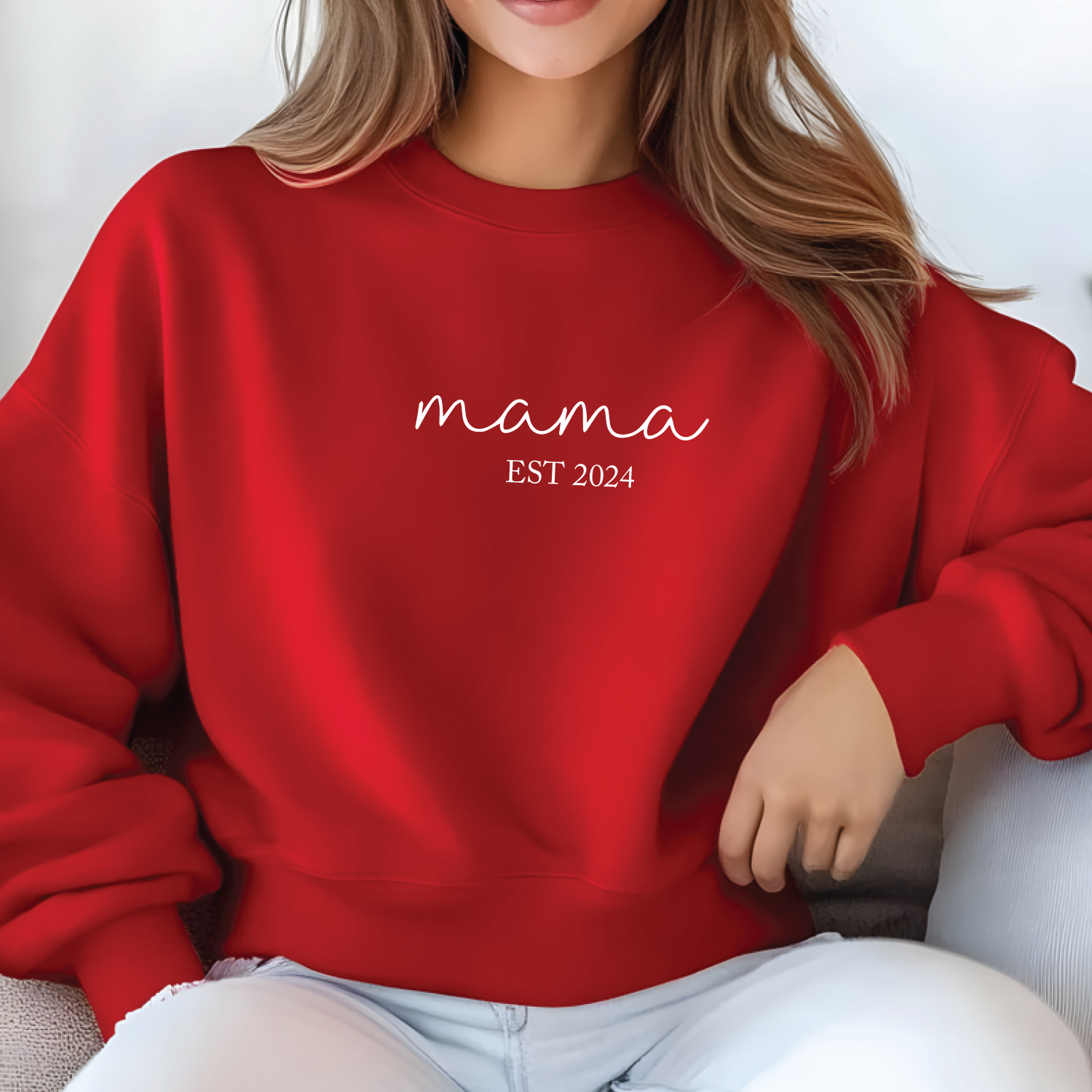 Custom Name Sweatshirt, Personalized Hoodie With Name Sleeve Gift, Cozy Unisex Fit — view 8