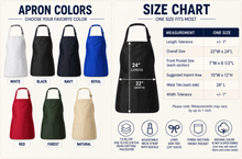 Custom Logo Apron, Personalized Chef Apron | Restaurant & Business (Adjustable, Unisex)